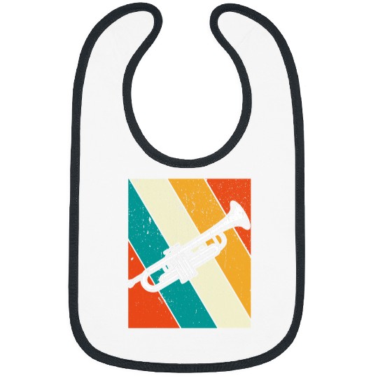 Funny Trumpet Trumpeter Instrument Trumpet 5 Bibs