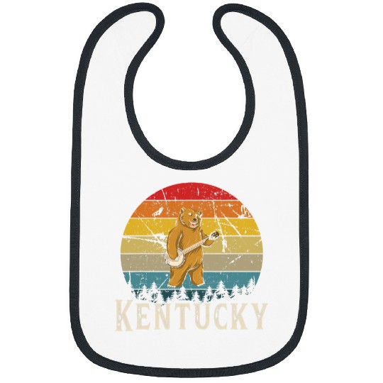 Funny Banjo Music Bluebird Kentucky Mandolin Asheville 6 Bibs