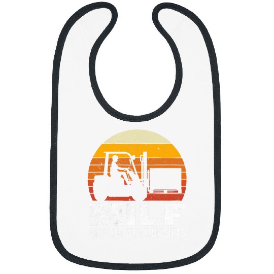 Funny Man I Love Forklifts American Flag Forklift Operator Bibs