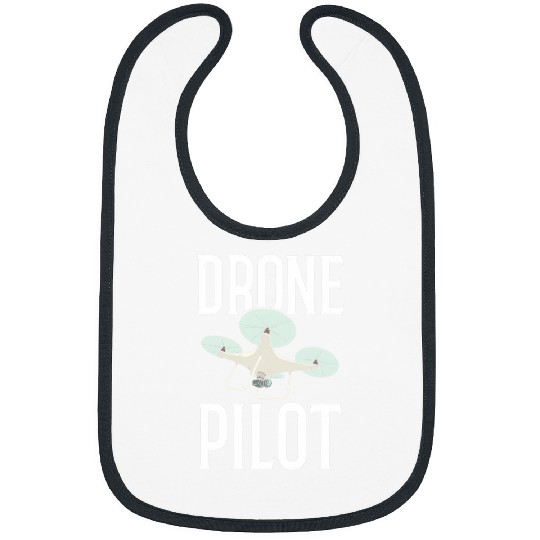 Graphic Funny Drone ApparelDrone Pilot Bibs