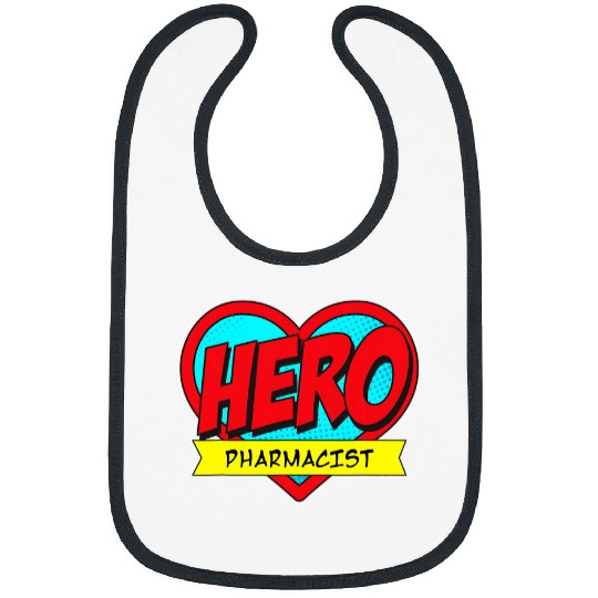 Hero Pharmacist Frontline Appreciation Super Hero Gear Bibs