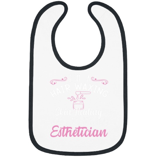 Hair Waxing Skin Healing Esthetician Confidence Bibs