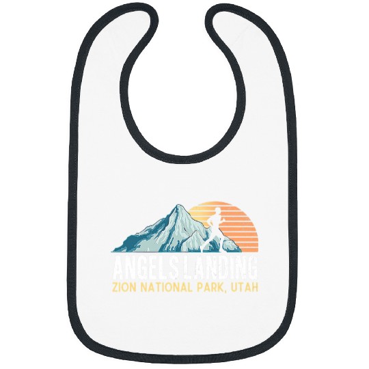 Hiking Hiker Angels Landing Hiking Trail vintages Zion National Park Utah Hike Bibs