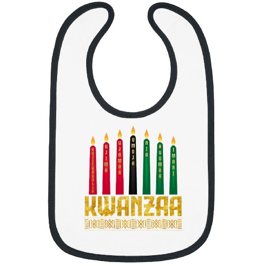 happy kwanzaa melanin black history month melanin pride Bibs