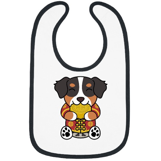 Chinese Costume Mooncake Australian Shepherd Dog Bibs