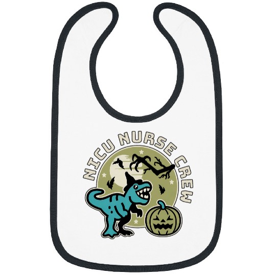 NICU nurses Halloween Dinosaur Neonatal Intensive Care Unit Bibs