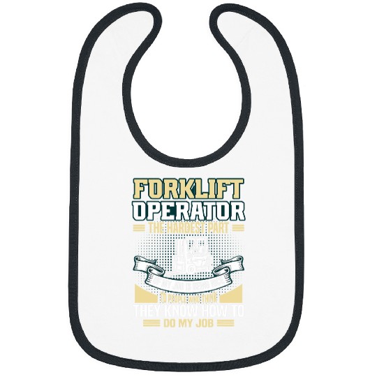 Forklift Driver Funny Forklift Operator Men 3 Bibs