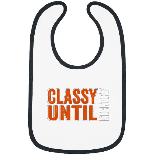 Sport American Football Classy Until Kickoff Game Day American Football Mom 23 Bibs