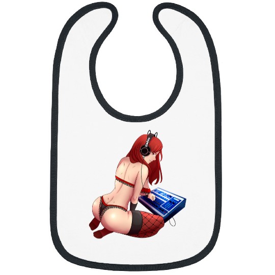 Hip Hop Pin Up Girl Lofi Music Beat Maker Music Producer Bibs