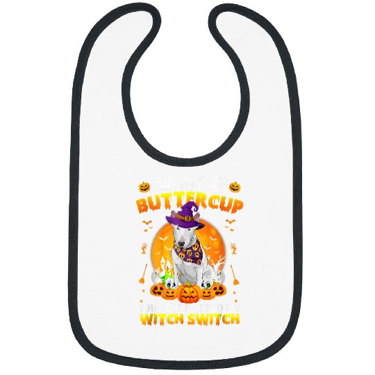 Bull Terrier Pet Buckle Up Buttercup Halloween Costume 308 Bibs