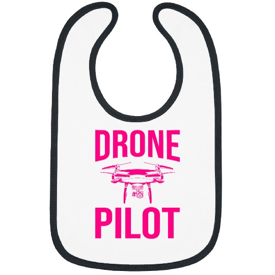 Funny Drone Pilot Design Men Women Drone Operator RC Flight Bibs
