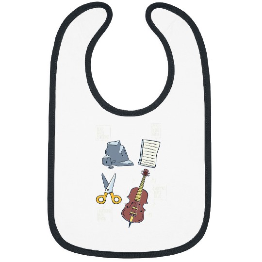 Funny Cellist Virtuoso Cello Symphony Orchestra Concert Soloist Bibs