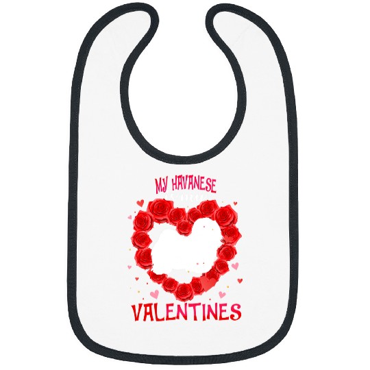 Havanese Pet Animal Hearts Day Mastiff Is My Valentines Day Bibs