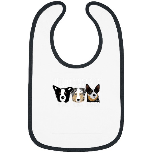Border Collie Pet Herd Community Funny Aussies Border Collie Love Herding Dogs Bibs