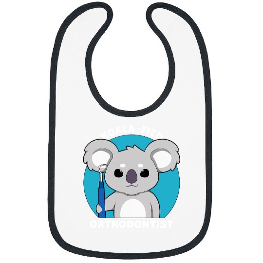 Funny Bear Koala Pun Orthodontist Cute Bears Bibs