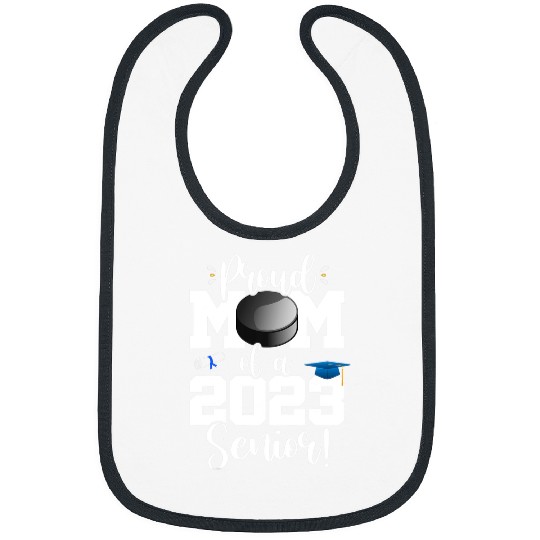 Sport Hockey Mom Senior Year Class of Senior Bibs