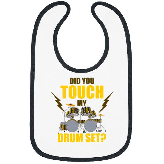 Funny Drummer Funny Drummer Gift Drumset Drumsticks Percussion Bibs