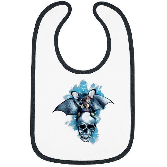 Chihuahua Pet Halloween Vampire Dog Funny Halloween Costume 162 Bibs