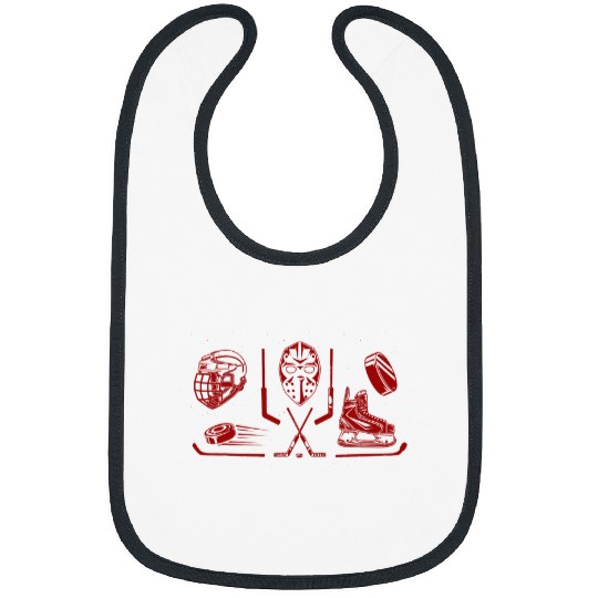 Sport Hockey Sport Gift Cool Ice Hockey Lifestyle Bibs