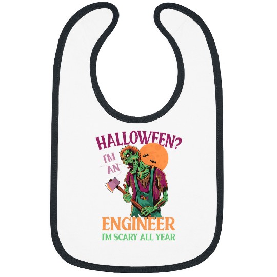 Engineer Im Scary All Year Engineering Halloween Builder 1 Bibs