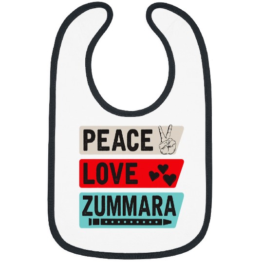 Funny Clarinet Peace Love Zummara Music Instrument Zummara Double Clarinet Bibs