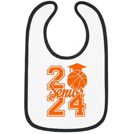 Sport Basketball Graduate Senior Class of 2024 Basketball Player Graduation 6 Bibs