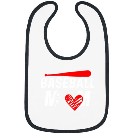 Sport Baseball Mom Mother Softball Cheer Mom 2 Bibs