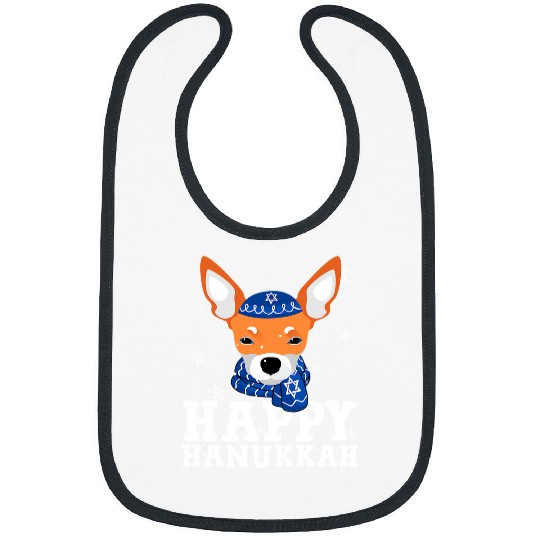 Chihuahua Pet Happy Hanukkah Chihuahua Dog Funny Noel Ugly Sweater 195 Bibs