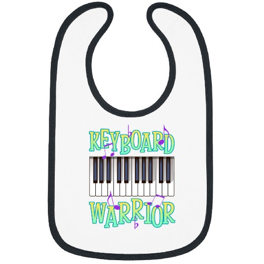 Funny Piano Music Keyboard Warrior Piano Keys Musical Piano Bibs