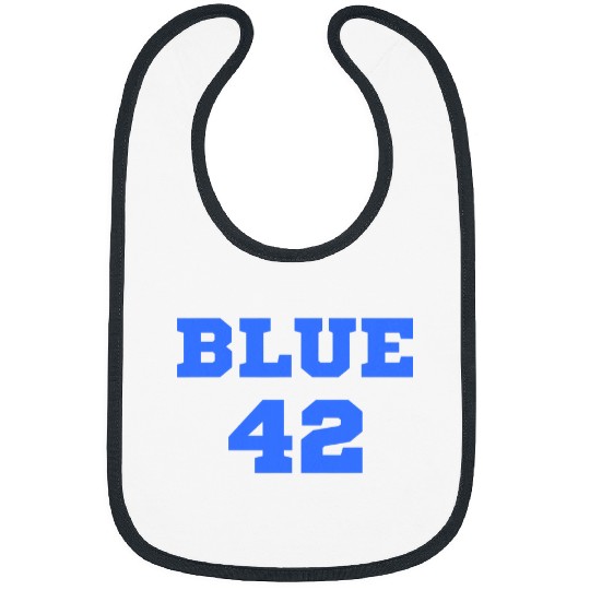 Sport American Football Blue 42 HIke Funny Football for Motion of the Ocean Lovers Bibs