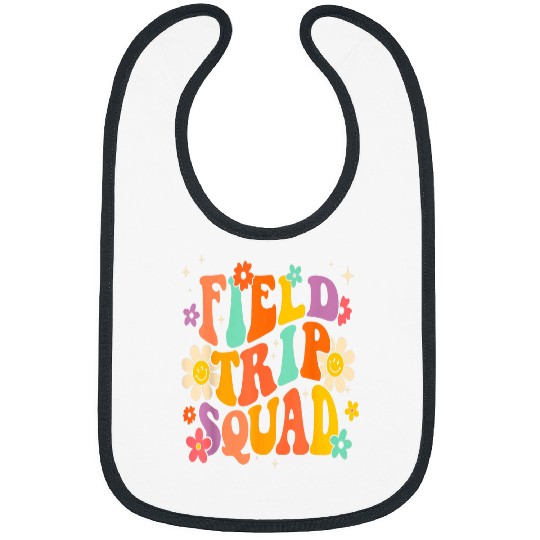 Field Trip Squad Groovy Field Day Teacher Student School Bibs