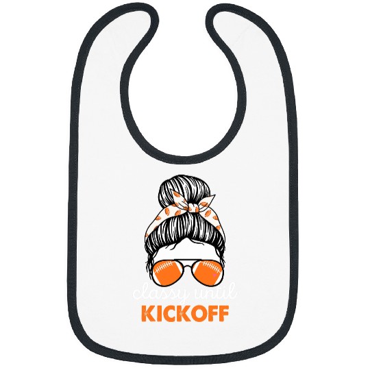 Sport American Football Classy Until Kickoff American Football Girl Game Day Vibes 29 Bibs