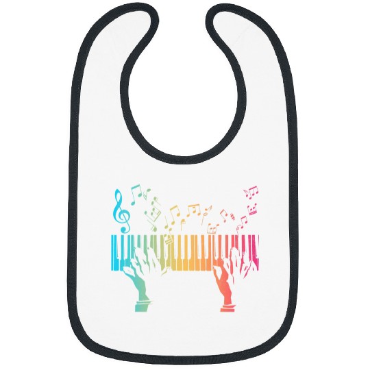 Funny Piano Music Keyboard Piano Funny Music Musician Piano Player Keyboardist Bibs