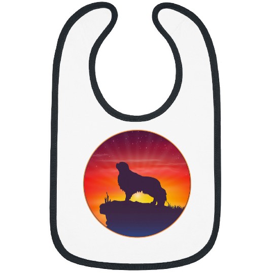 Cavalier King Charles Spaniel Pet English Toy Spaniel Sunset Bibs