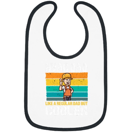 Mens HVAC Dad But Cooler HVAC Technician Fathers Day Bibs