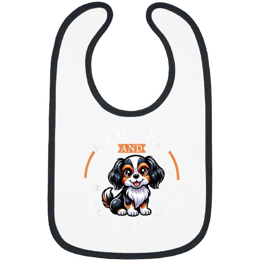 Cavalier King Charles Spaniel Pet Coffee and King Charles Spaniel Bibs