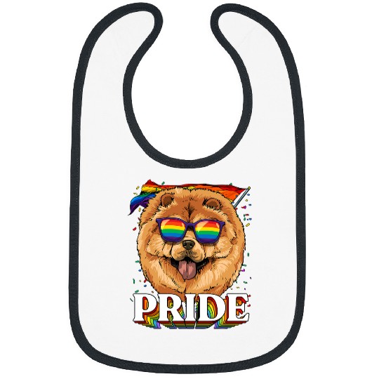 Chow Chow Pet LGBT Pride Pride Chow Chow LGBTQ Rainbow Flag Pride Month Pet Bibs