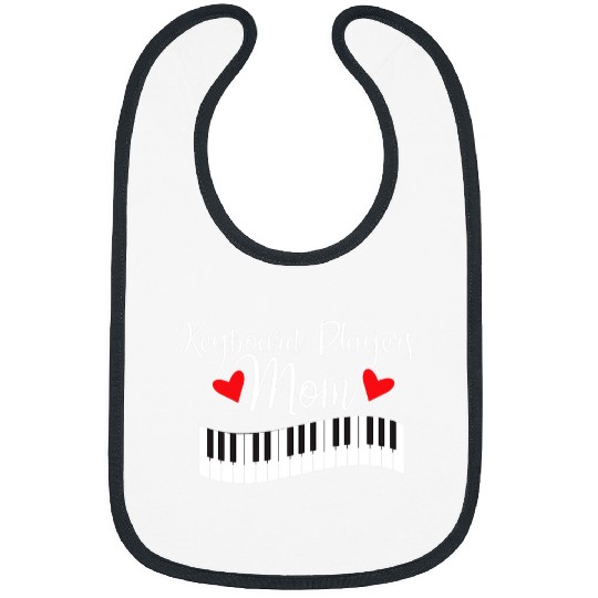 Funny Piano Music Keyboard Players Mom Piano Musicians Mothers Bibs