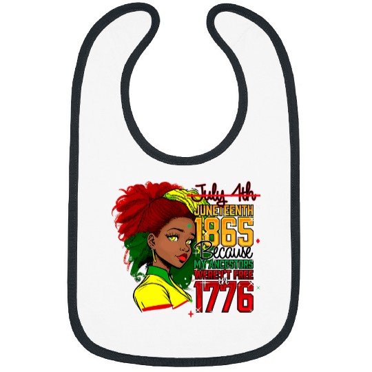 Celebrate Juneteenth Black History Women Black Queen Bibs