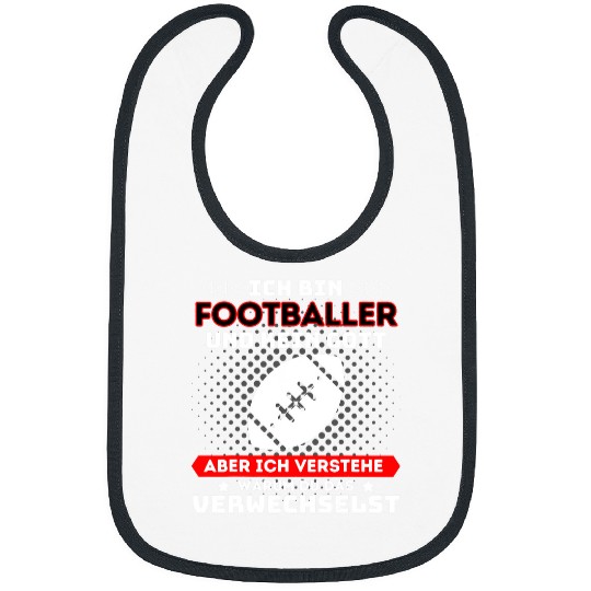 Sport American Football Der Will Only Play Football Rugby American Football Bibs