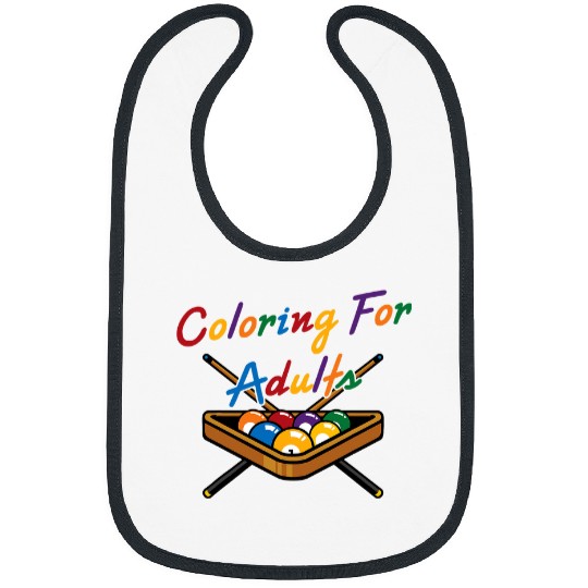 Sport Billiard Coloring For Adults Snooker Pool Sports Bibs