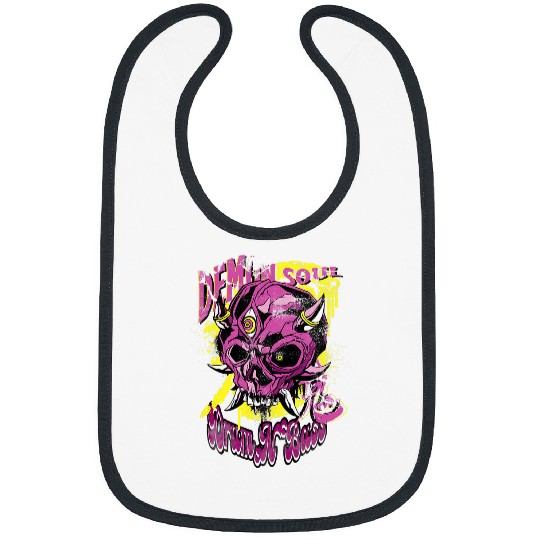 Funny Drummer Techno Hardcore Gabber Ecstasy Satan Frenchcore Drum n Bass 6 Bibs