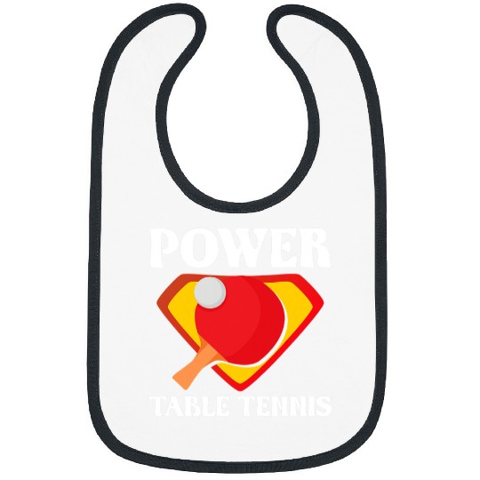 Sport Ping Pong Power Table Tennis Ping Pong Player Sports Enthusiast Bibs
