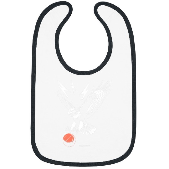 Sport Basketball HAWK PLAYING BASKETBALL WITH LIGHTNING BOLTS Bibs