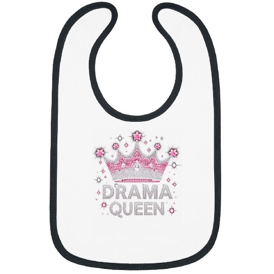 Drama Queen Funny Theatre Actress Thespian Bibs
