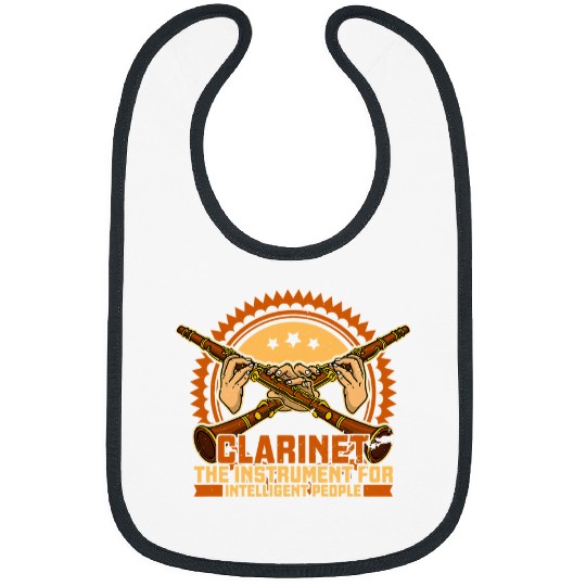 Funny Clarinet Instrument Clarinetist Musicians Orchestra 15 Bibs