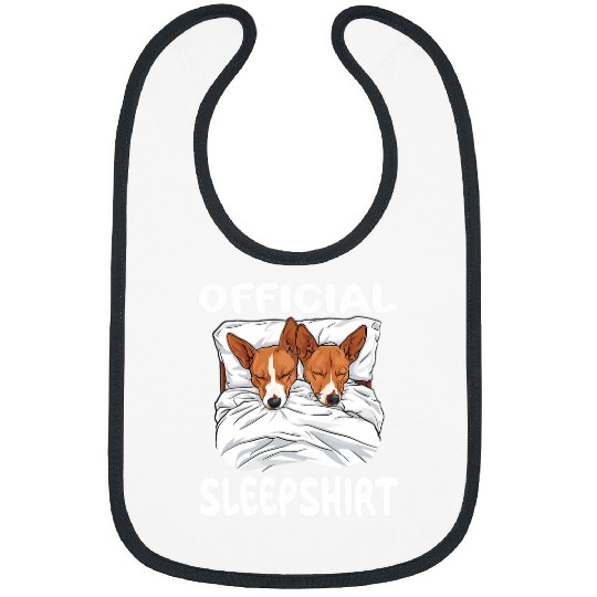 Basenji Pet Official Sleep Pajamas Nightgown Bibs