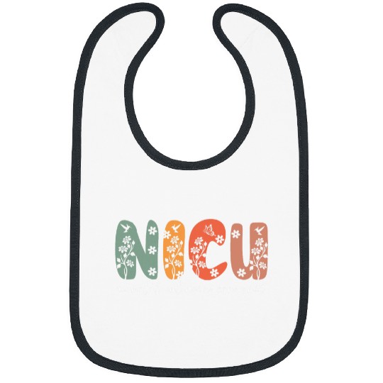 Nicu nurses Floral NICU Boho Neonatal Intensive Care nurses Sp Bibs