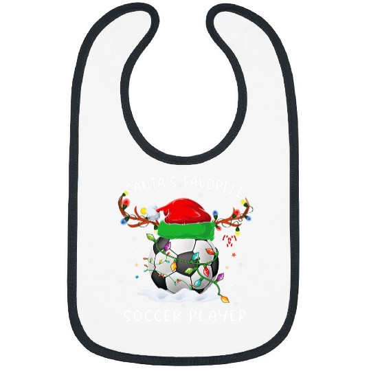 Sport Soccer christmas soccer team santa sports design men boys Bibs