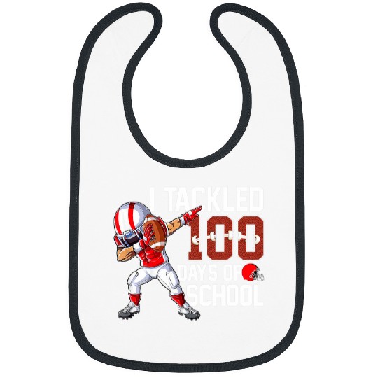 I Tackled 100 Days Of School  Football 100th Day Bibs